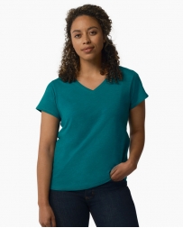 Dickies® Ladies' SS V-Neck Slub T-Shirt