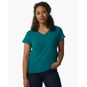 Dickies® Ladies' SS V-Neck Slub T-Shirt