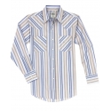 Ely and Walker® Men's LS Snap Western Stripe - Big and Tall