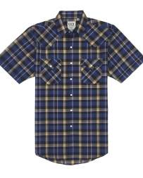 Ely and Walker® Men's Western Snap Plaid SS - Big