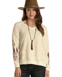 Panhandle® Ladies' Embroidered Sleeve Sweatshirt
