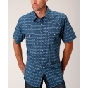 Roper® Men's All Over Print 2 Pkt SS Shirt