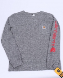 Carhartt® Kids' LS Pocket Tee