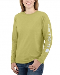 Carhartt® Ladies' LS Sleeve Logo Tee