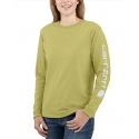 Carhartt® Ladies' LS Sleeve Logo Tee