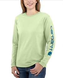 Carhartt® Ladies' LS Sleeve Logo Tee