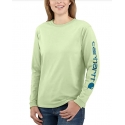 Carhartt® Ladies' LS Sleeve Logo Tee