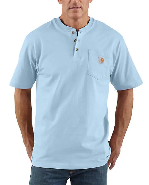 Carhartt® Men's SS Pocket Henley Fort Brands