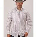 Roper® Men's Classic LS Stripe Snap Shirt