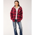 Roper® Ladies' Assorted Hooded Flannel Jacket