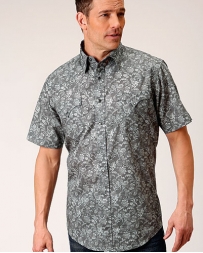 Roper® Men's Floral Print SS Button Up