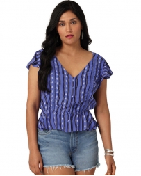 Wrangler Retro® Ladies' Flutter Sleeve Top