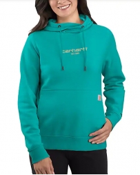 Carhartt® Ladies' Force Lightweight Logo Hoodie