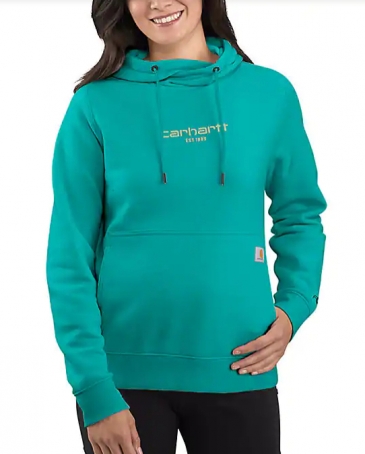 Carhartt® Ladies' Force Lightweight Logo Hoodie