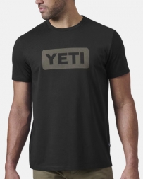 Yeti® Men's Premium Logo Tee Blk/Grey