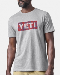 Yeti® Men's Logo Badge SS Tee Grey