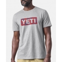 Yeti® Men's Logo Badge SS Tee Grey