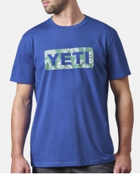 Yeti® Men's Logo Badge SS Tee Cobalt