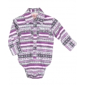 Cowgirl Hardware® Infant Aztec L/S Romper