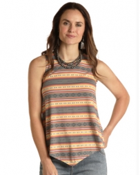 Panhandle® Ladies' V Hem Serape Print Tank