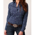 Roper® Ladies' Paisley All Over Print L/S Top