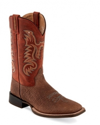 Old West® Men's Broad Square Toe Bull Hide