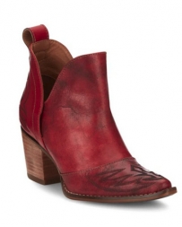 Nocona® Ladies' Micki Scarlet Red Leather Bootie