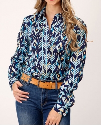 Roper® Ladies' Modern Aztec L/S Snap Shirt