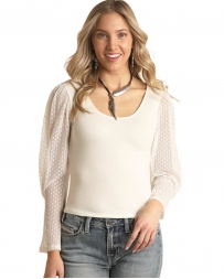 Panhandle® Ladies' Mesh Sleeve Top