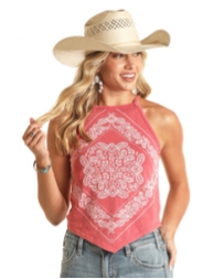 Rock and Roll Cowgirl® Ladies' Bandana Print Graphic Tank