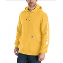 Carhartt® Men's Midweight Sleeve Logo Hoodie