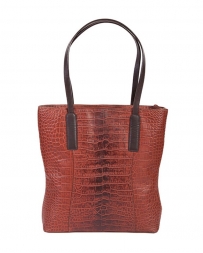 Scully Leather® Ladies' Croc Print Handbag
