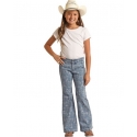Rock and Roll Cowgirl® Girls' Desert Scene Flare Jeans
