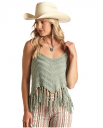 Rock and Roll Cowgirl® Ladies' Fringed Crochet Tank