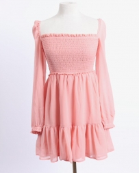 Pine Apparel® Ladies' Ruffled Smocked Dress
