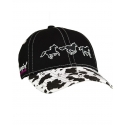 Cowgirl Hardware® Girls' Cow Print W/Horses Cap