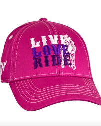 Cowgirl Hardware® Girls' Live Love Ride Cap