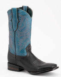 Ferrini® Men's Gunner Black/Blue Sq Toe Boot