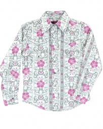 Cowgirl Hardware® Girls' Toddler Floral LS Print