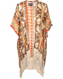 Hooey® Ladies' Aztec Print Kimono