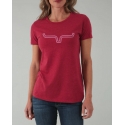 Kimes Ranch® Ladies' Outlier SS Tee Cardinal