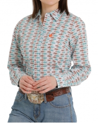 Cinch® Ladies' L/S Print Performance Shirt