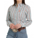 Cinch® Ladies' L/S Print Performance Shirt