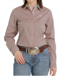 Cinch® Ladies' Performance LS Button Print