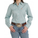 Cinch® Ladies' LS Stripe Performance Shirt