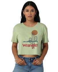 Wrangler Retro® Ladies' Logo Boyfriend Crop Tee