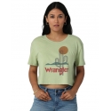 Wrangler Retro® Ladies' Logo Boyfriend Crop Tee