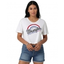 Wrangler Retro® Ladies' Logo Boyfriend Crop Tee