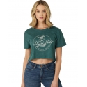 Wrangler® Ladies' Logo Boyfriend Crop Tee
