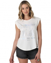 Wrangler Retro® Ladies' Logo Cuffed Tee